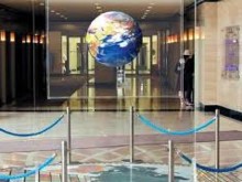 projection on transparent projection film